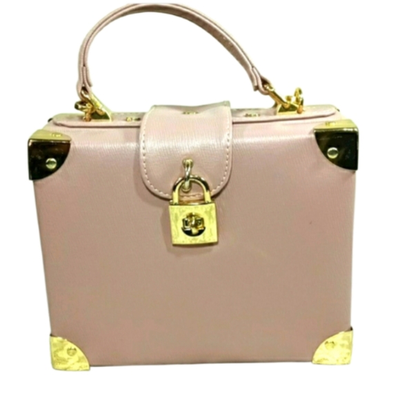 Madison West Beautiful Light Pink Handbag/Crossbody Box Women's Bag - Picture 3 of 17